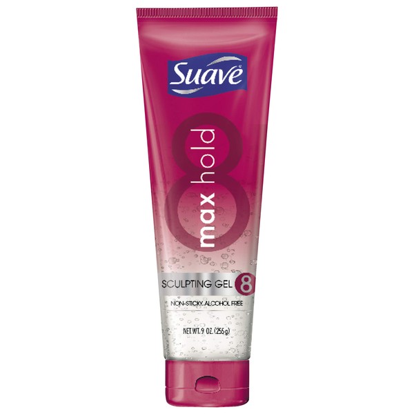 Suave Max Hold 8 Sculpting Gel 9 oz (Pack of 8)
