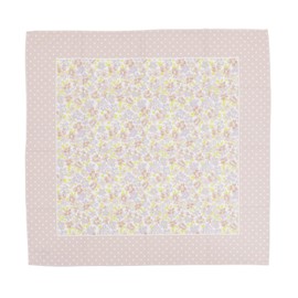 Friends Hill IS-260-162 Cool Scarf, Flower Breeze, Pink, 20.9 x 21.9 inches (53 x 53 cm), Heatstroke Prevention, Cool, Cool