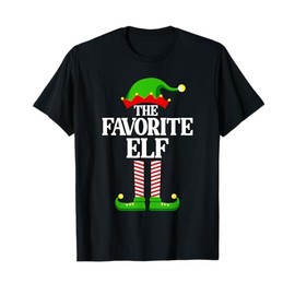 Favorite Elf Family Matching Group Funny Christmas T-Shirt