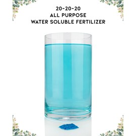 𝐁𝐄𝐒𝐓𝐒𝐄𝐋𝐋𝐄𝐑 20-20-20 Water-Soluble Fertilizer – Powder for Liquid Plant Food for Indoor & Outdoor Plants, Orchids, Vegetables, Lawns, Flowers – 20 20 20 Fertilizer - 4 Quarts