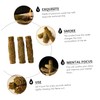 MAGICLULU 3pcs 3 3-Pack Purifying Aroma Cedar Stick Healing Meditation