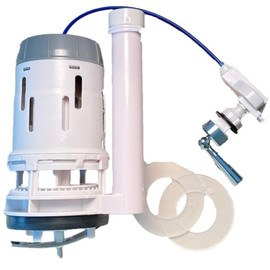 3-inch One-Piece Flush Valve with Cable Handle and 2 Extra Flush Seals