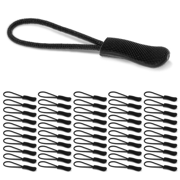 YUXIANLB 50Pcs Zipper Pulls, Zipper Pulls Replacement, Zipper Pull Upgraded,