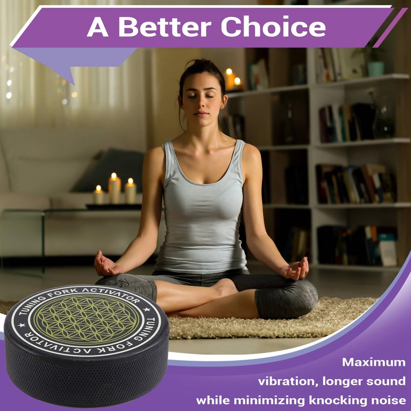 Kquepo Tuning Fork Activator, Creates Minimal Noise and Persistent Tone,