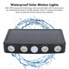 Solar Fence Lights 3 Lighting Modes Motion Sensor Security Lights