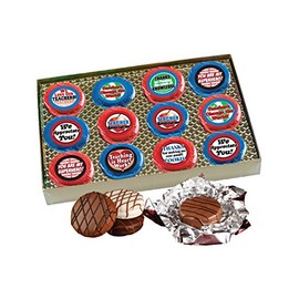 Teacher Appreciation - "COOKIE TALK" Chocolate Covered Oreos - 12 PC