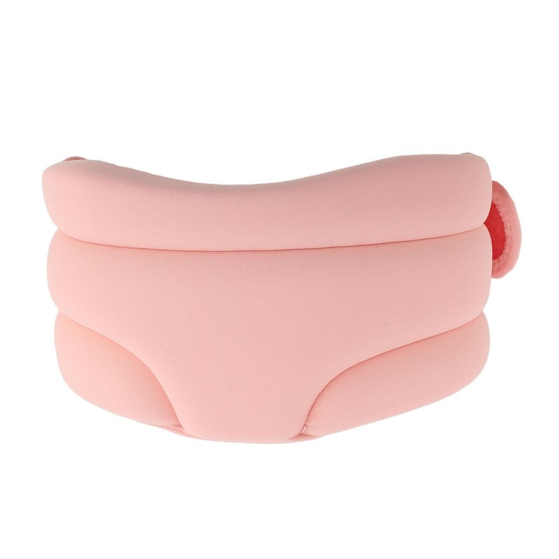 Collarín, Collarín Cervical Ajustable Ergonómico para Mujeres para Dormir (Rosado)