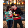 Holiday Hype Men's Festive Ugly Christmas Holiday Party Pull Over