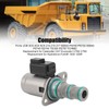 Hydraulic Pump Solenoid Valve 580037013 Square Plug Replacement For Caterpillar