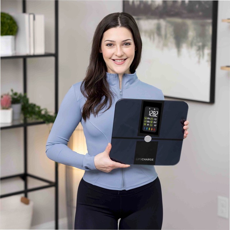 LifeCHARGE Smart Body Analyzer Scale 2 with 22 Body Composition,