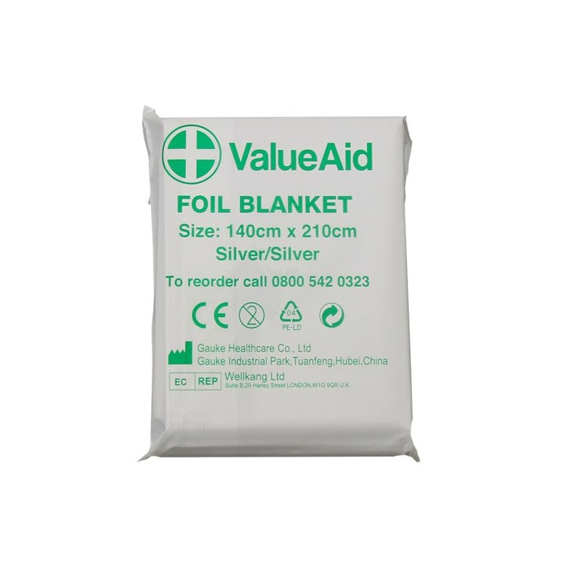 Value Aid Adults Foil Blanket 50 Pack