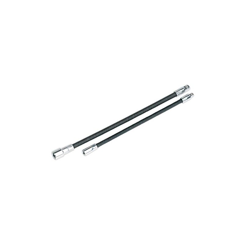 Sealey Ak7342 Flexible Extension Adaptor Set 2Pc 1/4Sq X 254Mm