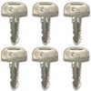BODYA 6pcs 601 Excavator Keys Ignition Key Construction Machinery Replacement