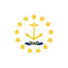 Rhode Island State Flag Vinyl Decal Sticker | Free Shipping