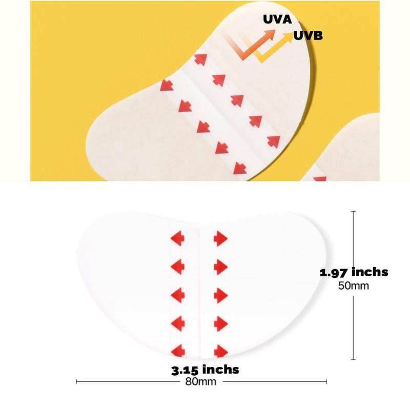 PRETTYSKIN Ultra-Thin Transparent UV Protection Patches – 0.015mm Waterproof Stickers