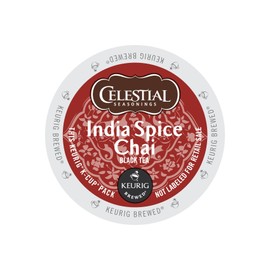 Celestial Seasonings 14738Ct India Spice Chai Tea K-Cups, 96/Carton