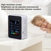 White Infrared CO2 Detector Realtime Reading Accurate Carbon Dioxide Temperature