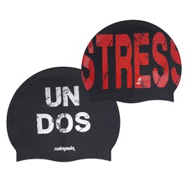 UN DOS STRESS Fabric Swimming Cap | Swim Cap | Pool Cap | Great comfort and fit | Art and Swimming