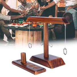 Bindu Portable Small Interactive Ring Toss Game, Hook and Ring Toss Game for Preschool Toys for Indoor Outdoor Play (2)