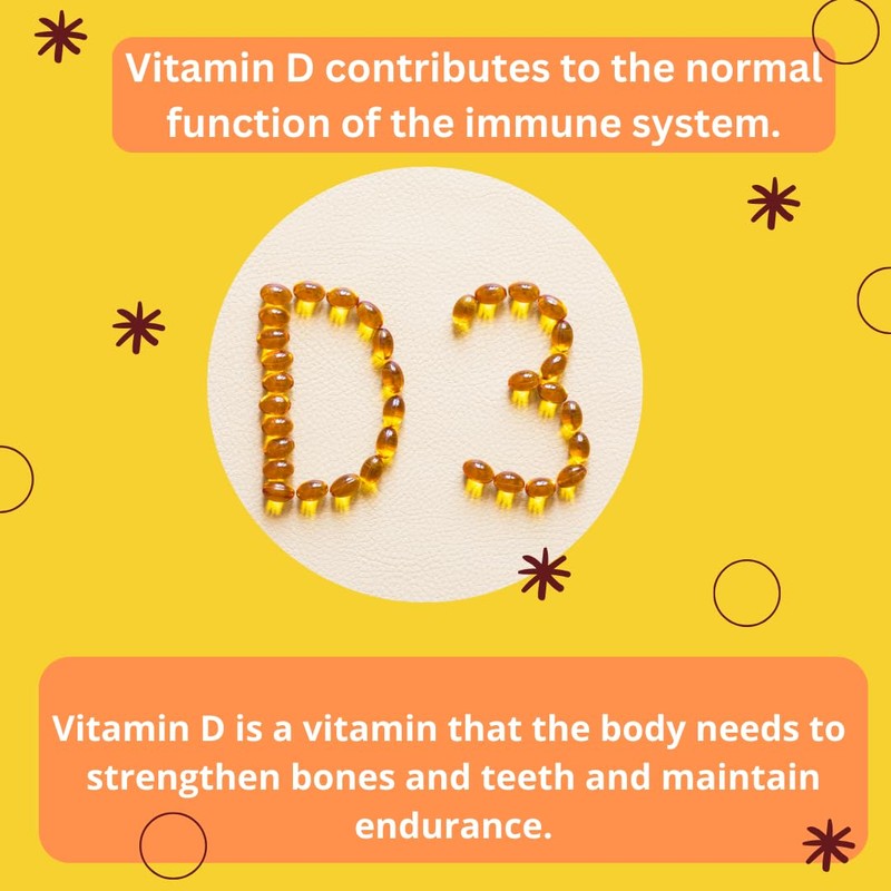 Vitamin D3 4000iu - High Strength 100μg - 60 Orange