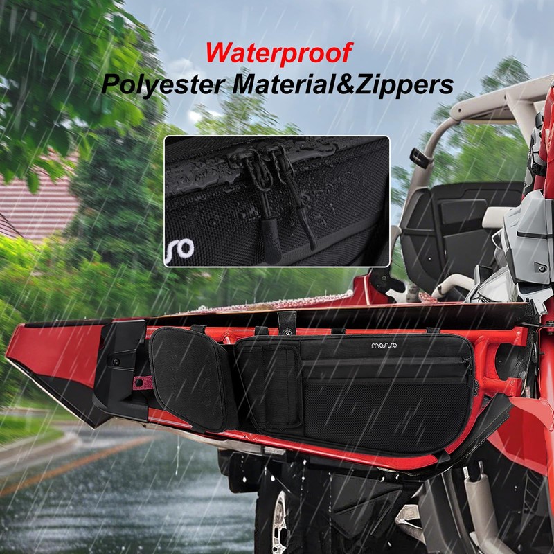 MOSISO 2 Pack X3 Door Bags Compatible with Can Am