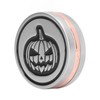 Pumpkin Coin Slider Pumpkin Pattern Push Slider Toy Zinc Alloy