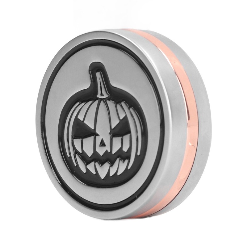 Pumpkin Coin Slider Pumpkin Pattern Push Slider Toy Zinc Alloy