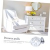 COHEALI 10pcs Crystal Drawer Handles Elegant Knobs for Cabinets and