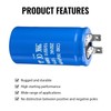 ZOWZEA 200uF/MFD CD60 Motor Start Capacitor 250VAC 50/60Hz for Electric