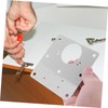 Ipetboom 8pcs Hinge Repair Plates for Cabinet Door Hinge Filler