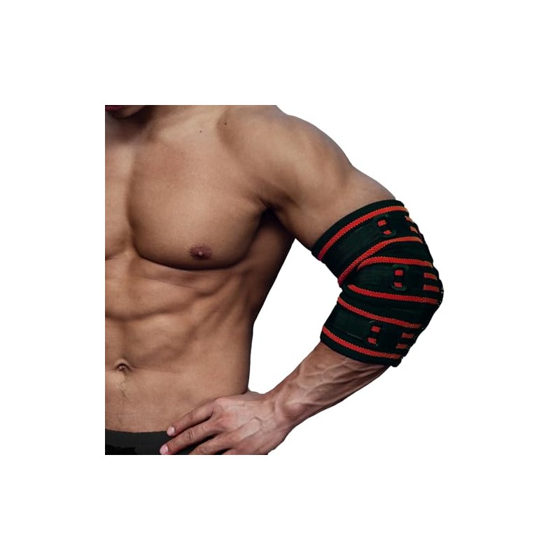 MANUEKLEAR Elbow Sleeves for Weightlifting, Elbow Compression Sleeves for Men,