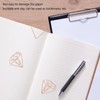 100pcs Rose Gold Paper Clips Cute Diamond Shaped Multifunctional Metal
