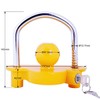 Trailer Hitch Security Lock,U-Shaped Universal Ball Hitch Lock,Hitch Security Adjustable
