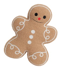 Generic Gingerbread Christmas Throw Pillow Lovely Christmas Decoration Pillow for Christmas Couch Festive Bedroom