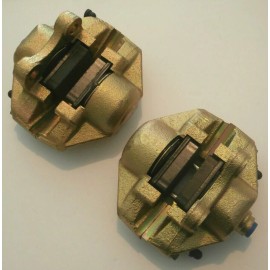 Unbranded 2 PIN FRONT BRAKE CALIPER SET W/ BRAKE PADS VOLKSWAGEN T1 BUG BEETLE 1967-1978