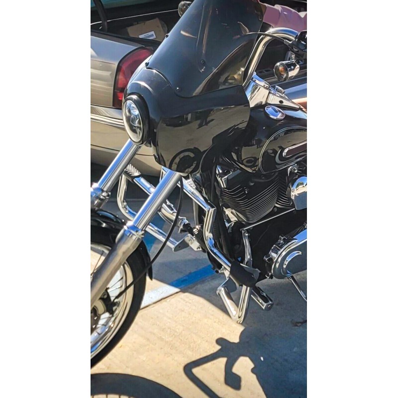 21ST Mustache Engine Guard Highway Crash Bars for Harley Dyna