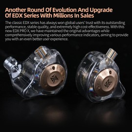 keephifi KZ ZSN Pro in Ear Wired Earbuds,Dynamic Hybrid Dual Driver in Ear Monitors Detachable Tangle-Free Cable Musicians Headphones in-Ear Earbuds Headset