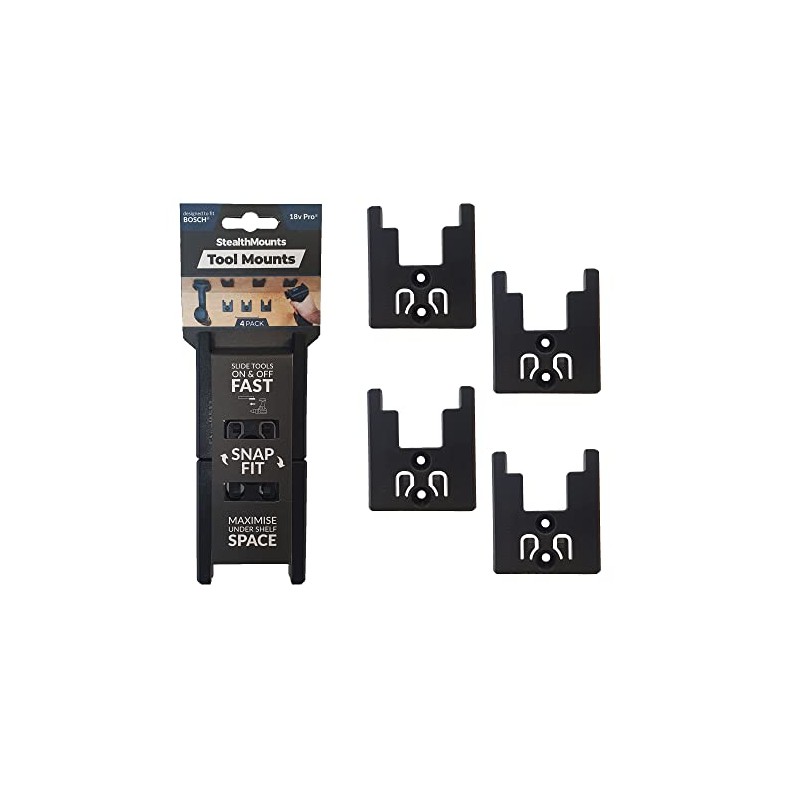 StealthMounts Tool Mounts | Cordless Tool Holders Compatible with Bosch