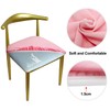 HuaLiSiJi Velvet Chair Cover, Round Seat Cover, Chair, Waterproof, Luxurious