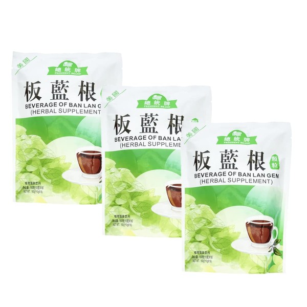 3 Bags President Brand Ban LAN Gen Herbal Tea (16 Packets)