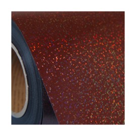 Threadart Holographic Brown 20" Heat Transfer Vinyl Film | Sold by the Yard | Compatible with Cricut Explore, Cricut Maker, Silhouette Cameo and all other Vinyl Cutters