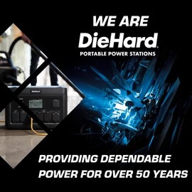 DieHard Solar Panel, 120-Watt, Foldable, Flexible, Lightweight, Portable - Designed for use with DieHard Portable Power Stations