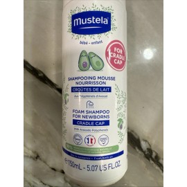 Mustela Shampooing Mousse Foam For Newborn Cradle Cap  5.07 fl oz EXP: 05/2027