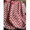 Wondershop Target Wondershop white and red Checker 17” Knit Stocking