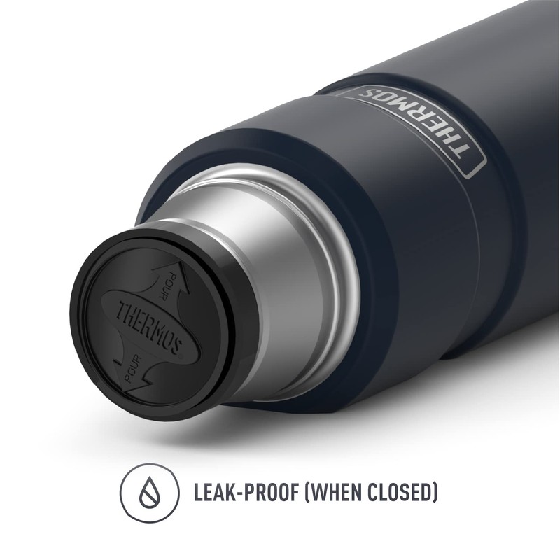 THERMOS THERMOS Stainless King Vacuum-Insulated Compact Bottle, 16 Ounce, Midnight