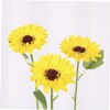 KOMBIUDA Sunflower Head Bouquet Box Pcs Soap Flowers Shower Decor