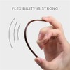 100 Pcs Individually Packaged Black Plastic Extra Long Flexible Disposable