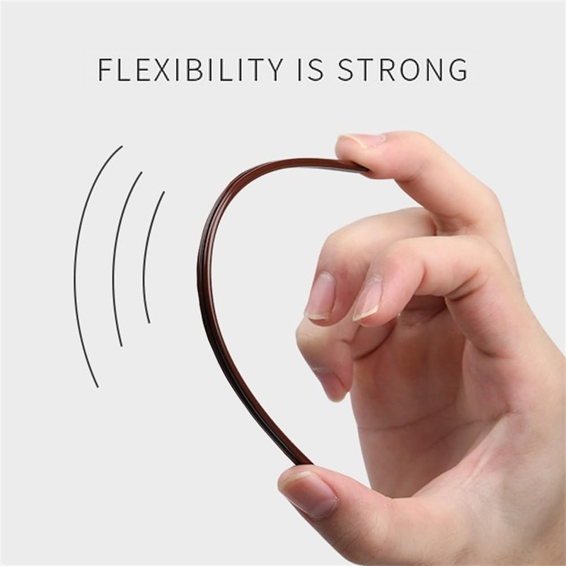 100 Pcs Individually Packaged Black Plastic Extra Long Flexible Disposable
