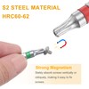 sourcing map 2pcs Torx Screwdriver Bit T20H 1/4" Hex Shank