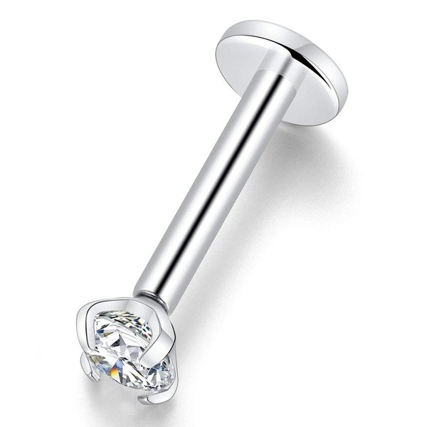 Cizme G23 Titanium Lip Bar Labret Stud 6mm 8mm 10mm